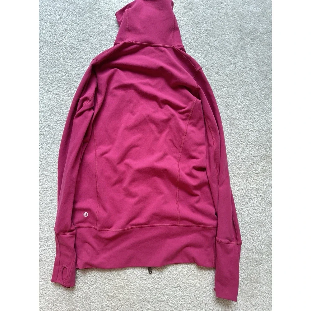 Lululemon In Stride Jacket Violet Red Size 8